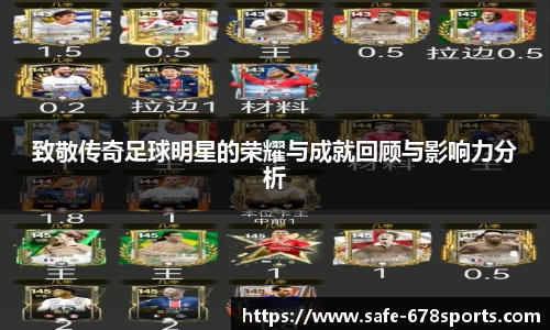 致敬传奇足球明星的荣耀与成就回顾与影响力分析